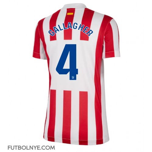 Camiseta Atletico Madrid Conor Gallagher #4 Primera Equipación para mujer 2025-26 manga corta